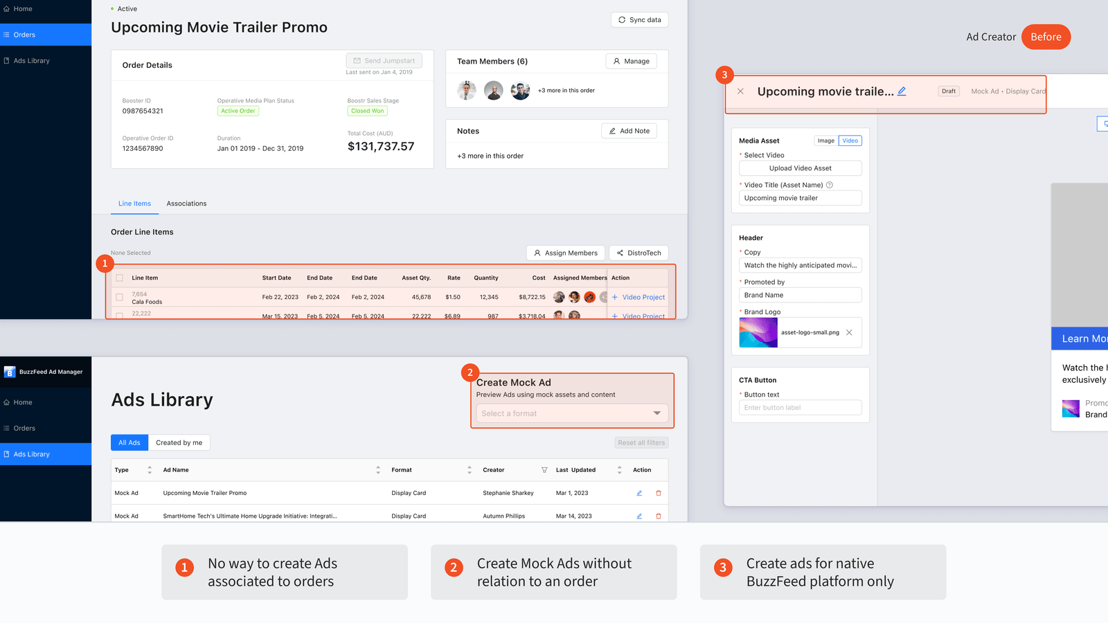 BuzzFeed Ad Creator opportunities and problems before the redesign