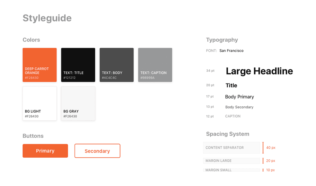 cause hero styleguide
