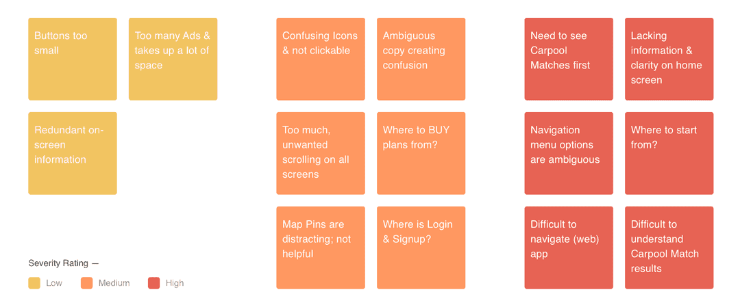 carpoolworld web app issue board